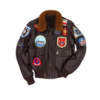 top-gun-brown-jacket