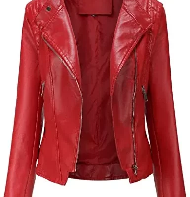 Elena Validus Ben 10 Alien Swarm Red Biker Jacket