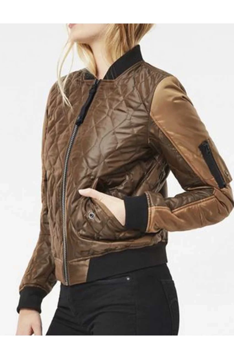 Elizabeth Henstridge Agents of Shield Bomber Jacket