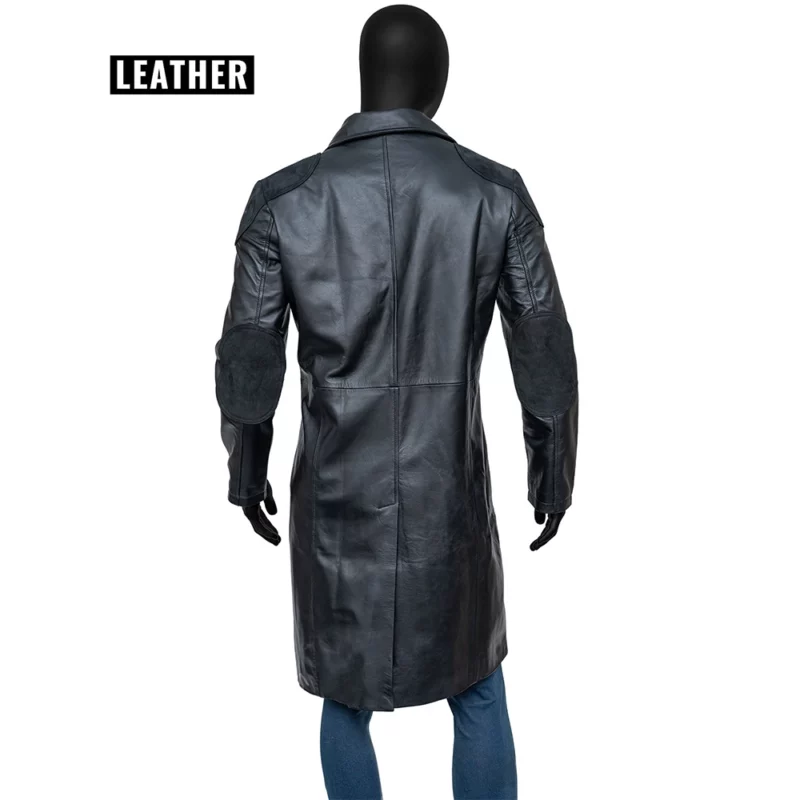 The Boys Billy Butcher Leather Trench Coat
