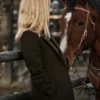 Beth Dutton Long Green Coat