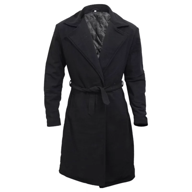 Paul Atreides Dune Black Wool Coat