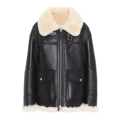 Ivory Shearling Jacket