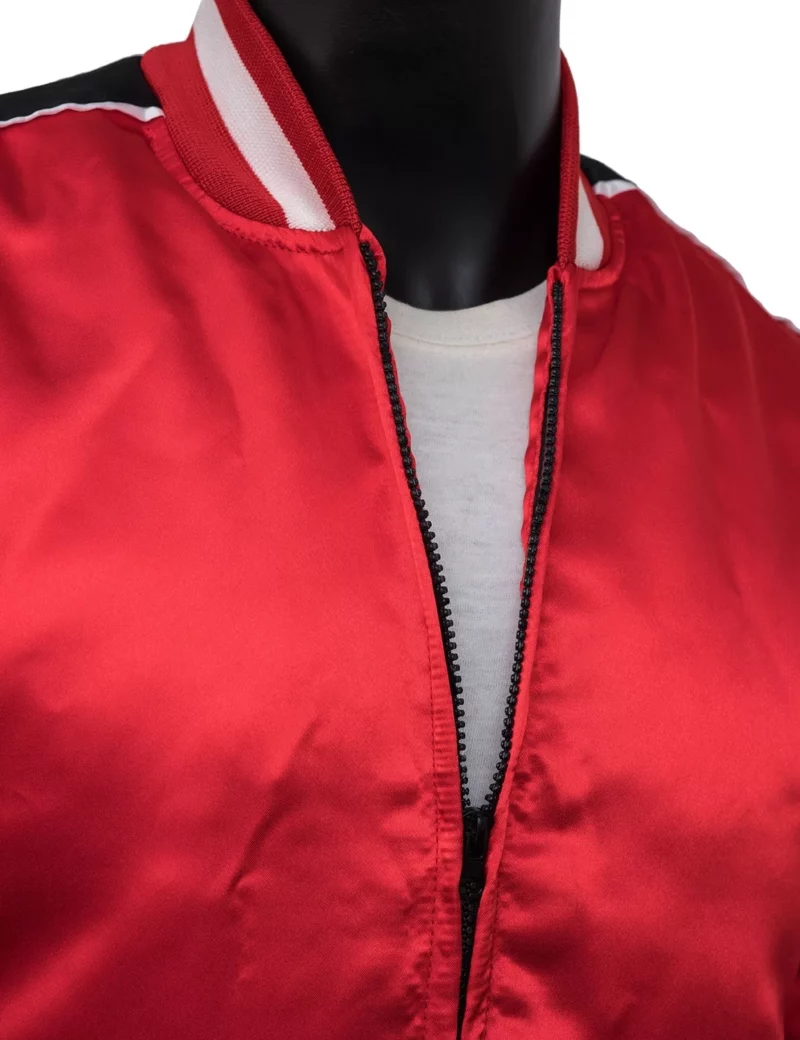 Lone Wolf Red Bomber 1950s Lenny Jacket