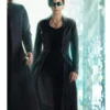 The Matrix Resurrections Trinity Carrie-Anne Moss Black Coat
