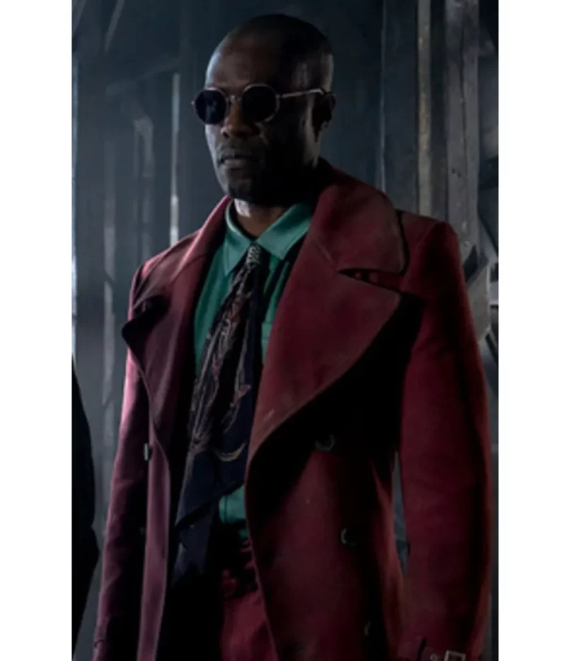 The Matrix Resurrections Yahya Abdul-Mateen II Morpheus Pink Coat