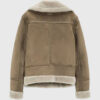 Tv series Eve Natalie Zea Beige La Brea Suede Sherpa Jacket