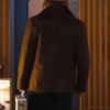 Bullet Train Brad Pitt Double-breasted Peacoat