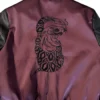 Purple The Weeknd H&M Bomber Jacket