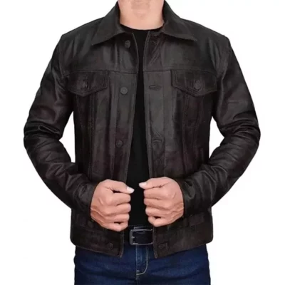 Trucker Leather Jacket