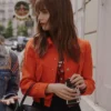 Emily In Paris Season 3 Orange Jacket