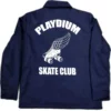 Harry Styles Blue Cotton Bomber Playdium Skate Club Cotton Jacket