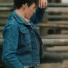Yellowstone Season 5 Finn Little Blue Denim Jacket