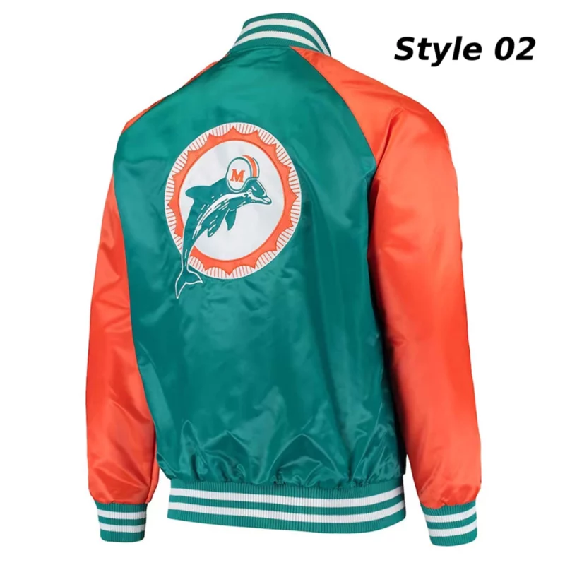 80s Miami Dolphin Starter Style 2 Jacket