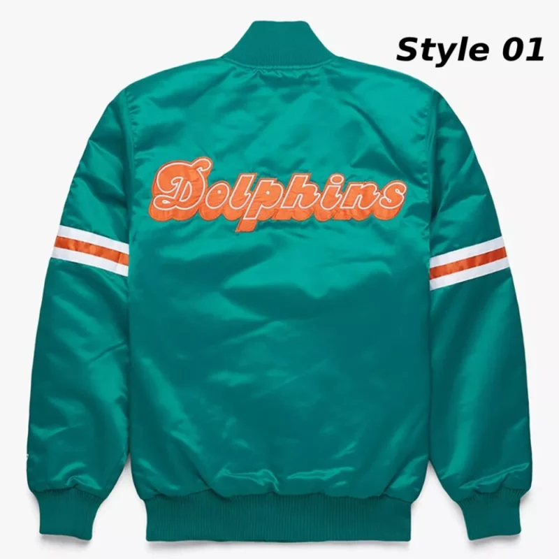 Miami Dolphin Satin Jacket