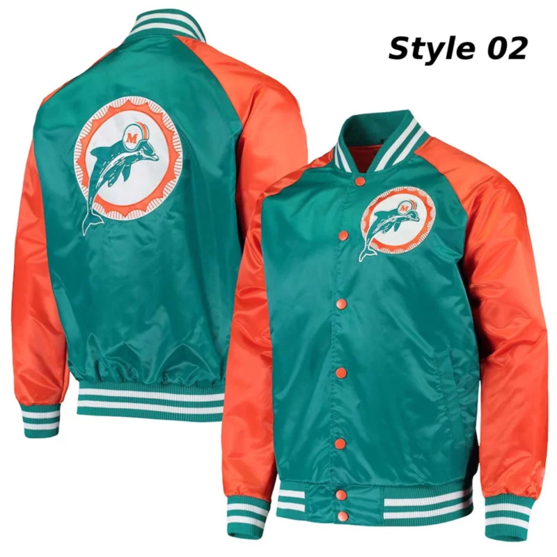 Miami Dolphin Starter Satin Style 2 Jacket