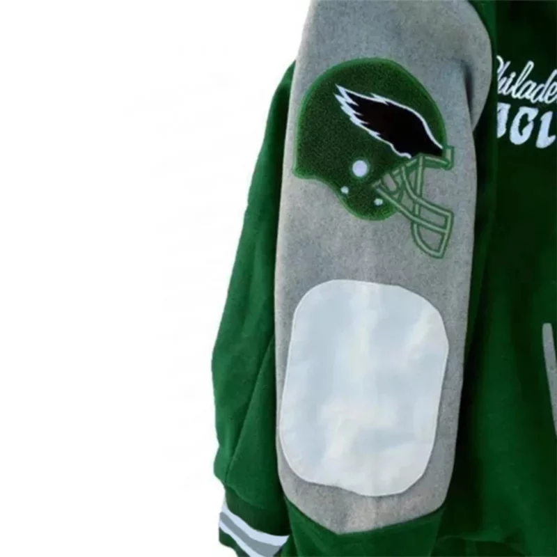 Philadelphia-Eagles-Princess-Diana-Green-Varsity-Jacket