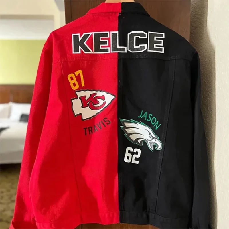 Super Bowl 2023 Travis Kelce's Mom Donna Kelce Jacket