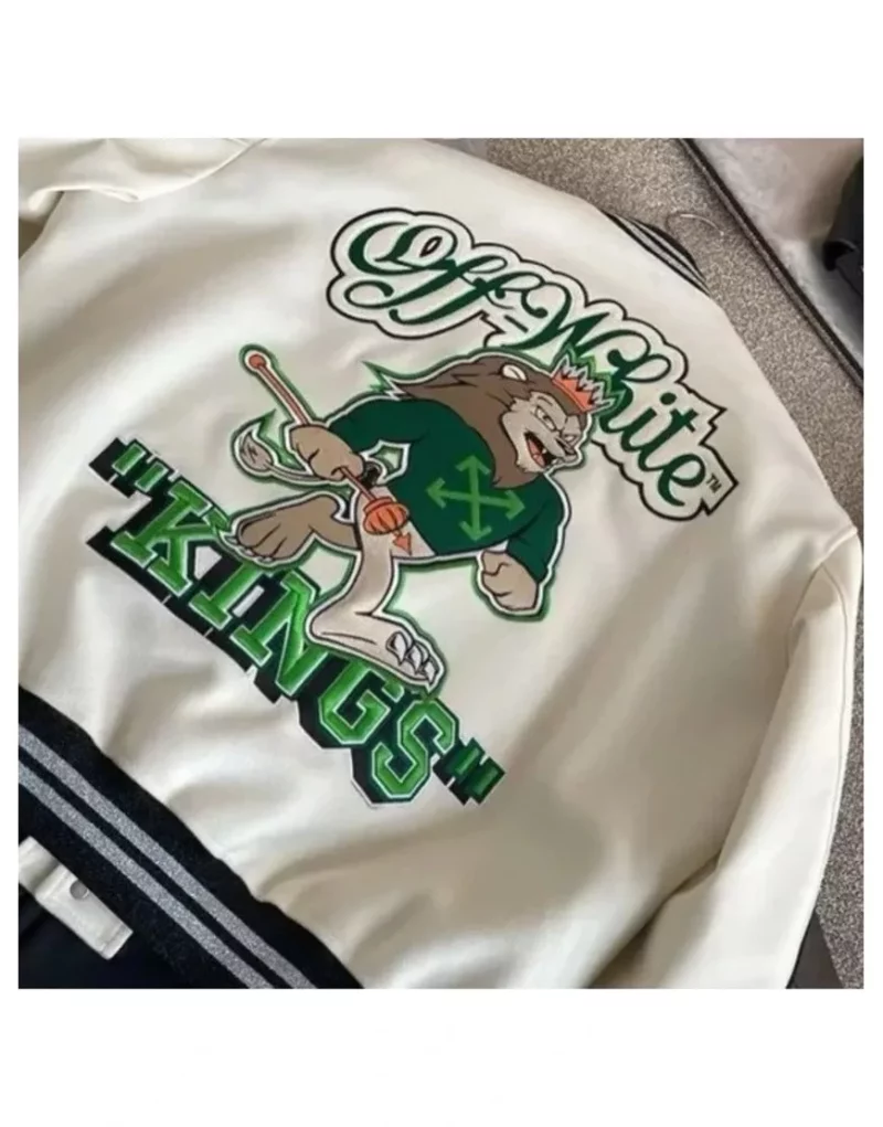 LeBron James Off White Varsity Jacket