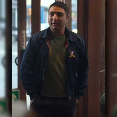 Nathan Shelley Ted Lasso Season 2 Blue Bomber Jacket