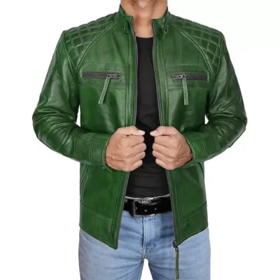 leather-trucker-green-quilted-jacket
