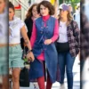 rachel-brosnahan-suede-pink-corset-coat