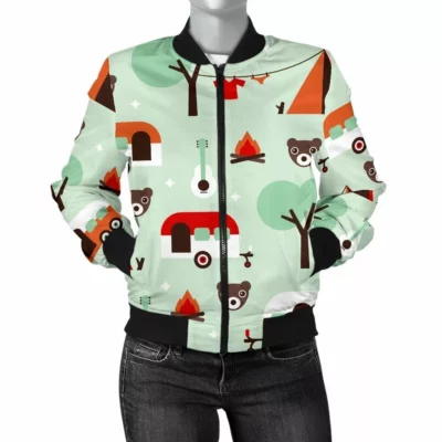 Camper Pattern Print Jacket