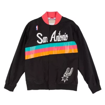 san-antonio-black-bomber-jacket