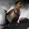 Fast X 2023 Nathalie Emmanuel Ramsey White Leather Jacket
