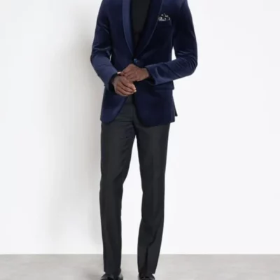 blue velvet tuxedo