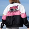 Barbie Motorcycle Speedway Black and Pink Jacket