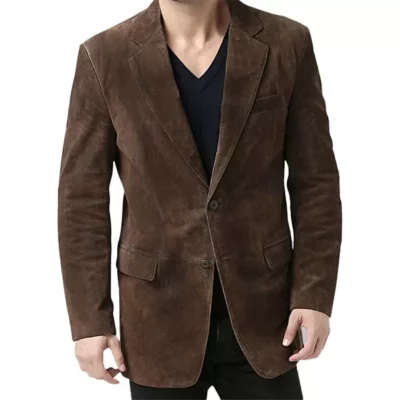 Brown Suede Blazer