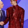 NBA Draft Gradey Dick Red Sequin Jacket
