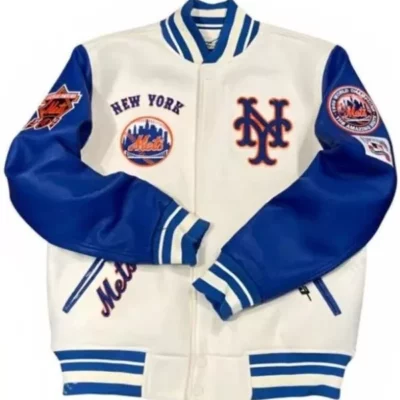 New York Mets Kate Upton Letterman Jacket