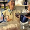 New York Mets Kate Upton Varsity Letterman Jacket