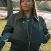 Queen Latifah Bomber Leather Jacket