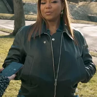 Queen Latifah Bomber Leather Jacket