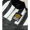 Black LL Cool J Troop Champion Bomber Leather Jacket