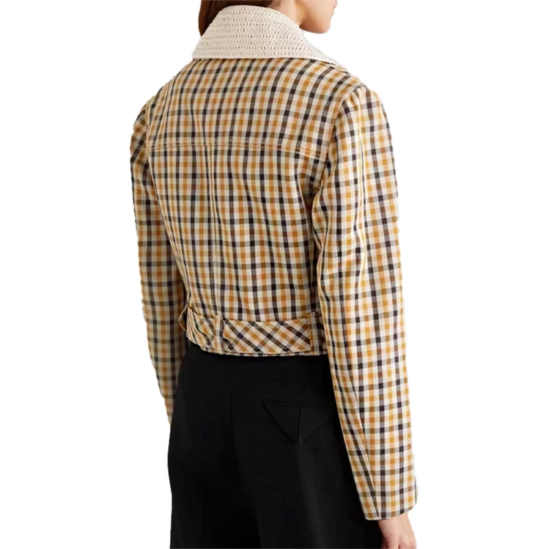 Only Murders In The Building Season 3 Selena Gomez Plaid Jacket