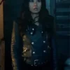 The Equalizer S03 Melody Bayani Black Leather Jacket