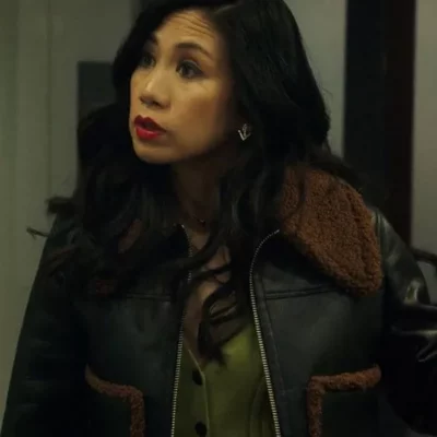 The Equalizer Season 3 Melody Bayani Leather Black Jacket