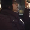America Ferrera Dumb Money 2023 Purple Hooded Jacket