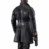 Cyberpunk 2077 Idris Elba Black Leather Coat