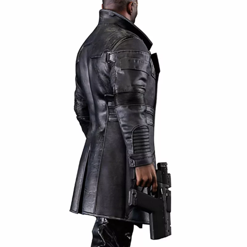 Cyberpunk 2077 Phantom Liberty Idris Elba Leather Coat