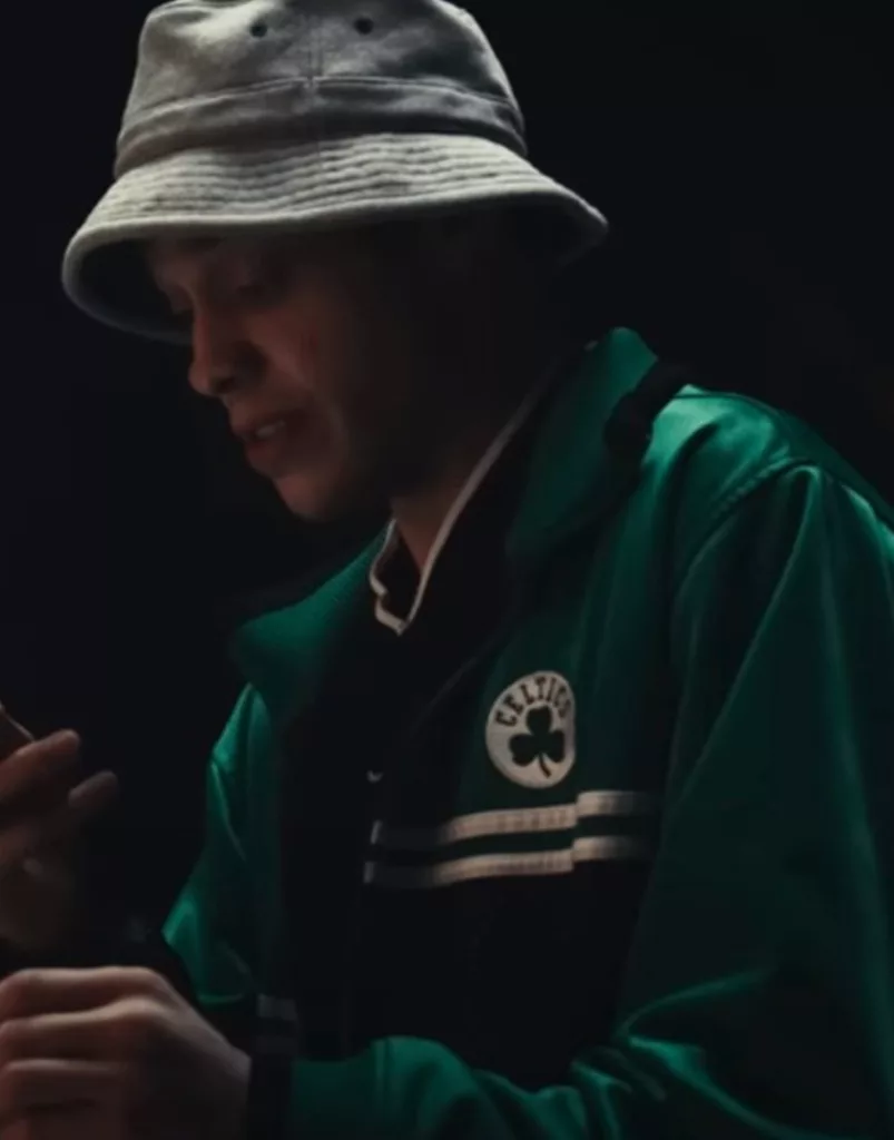 Dumb Money 2023 Pete Davidson Green Jacket