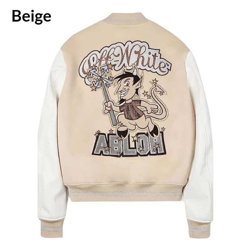 AC Milan Beige Off White Jacket