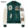 AC Milan Green Off White Jacket