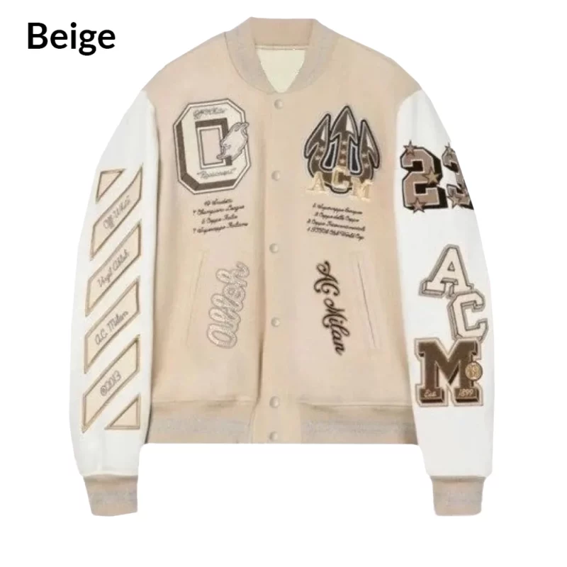 AC Milan Off White Beige Jacket