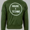 CRSSD House X Techno Bomber green Jacket