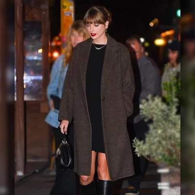 Houndstooth Brown Coat